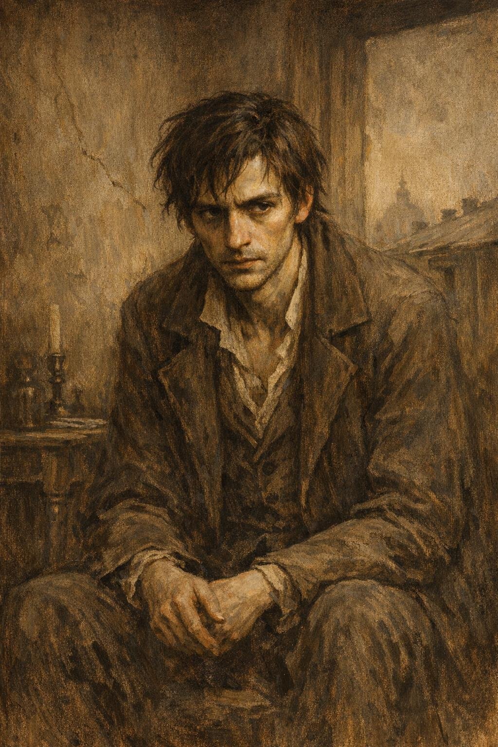 Raskolnikow portrait — Verbrechen und Strafe